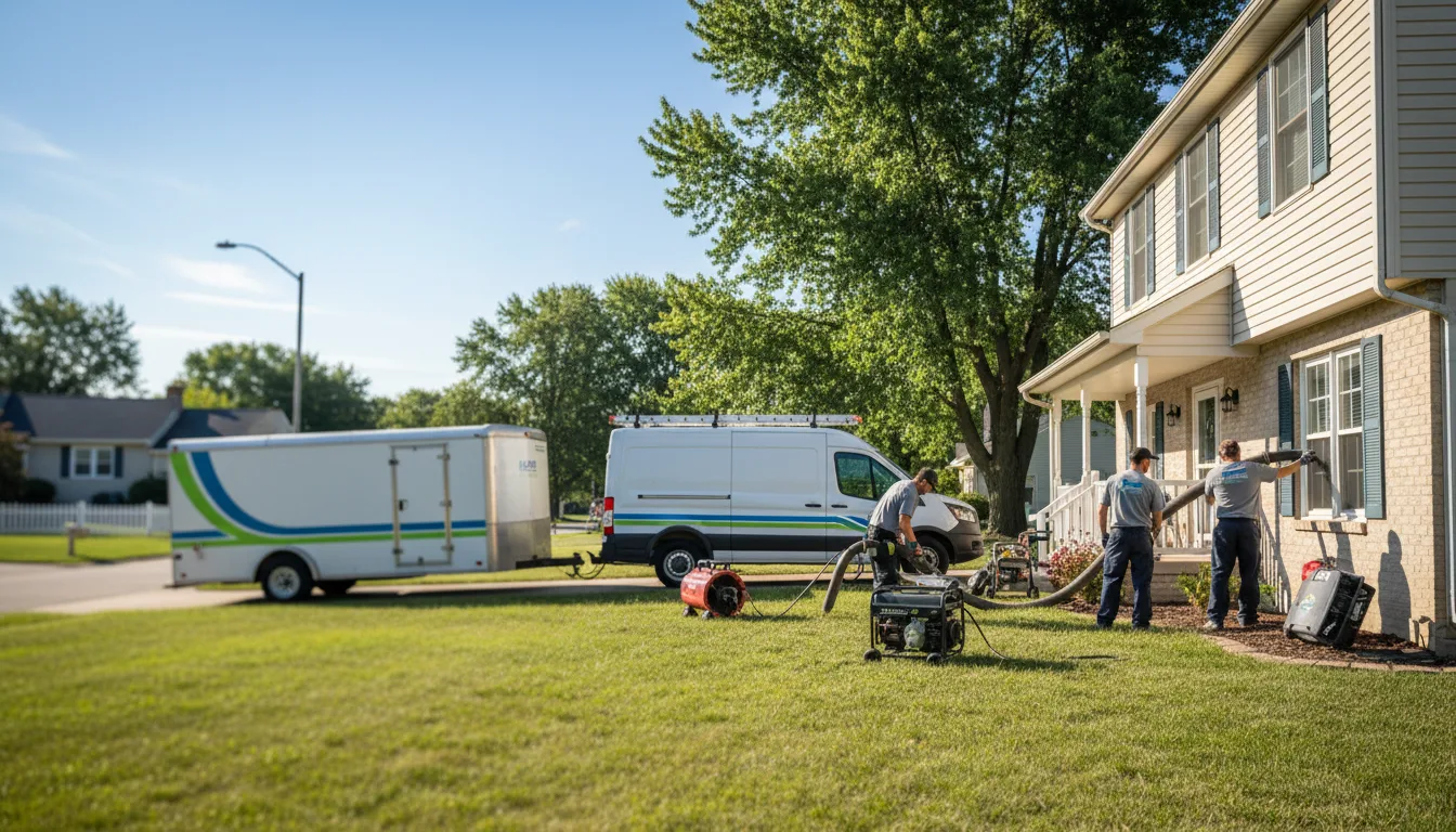Flooded Basement Restoration And Cleanup With Repair in Circle Pines, MN near me